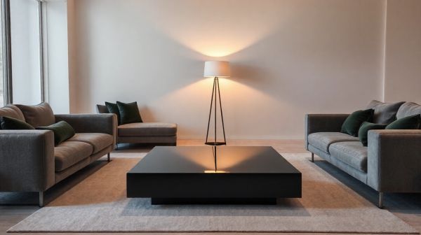 Les avantages d'une table basse noire dans un salon chic