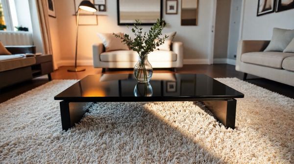 Les avantages d'une table basse noire dans un salon chic
