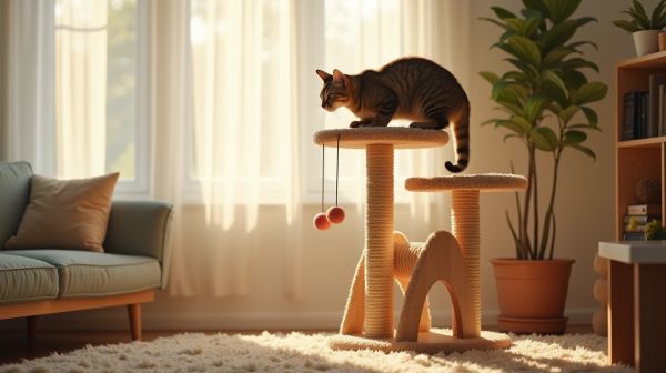 Votre chat mérite un arbre à chat stable et amusant